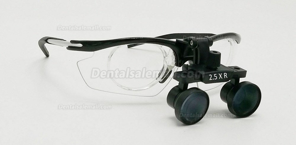 2.5X Dental Binocular Loupes Medical Magnifier Disassembly Antifogging Loupe
